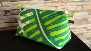 DaIsY´s DIY  Kosmetiktasche selber nähen [upl. by Nahte]