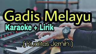 GADIS MELAYU KARAOKE  LAGU BATAK POPULER [upl. by Magdalena]