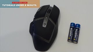 How to CHANGE the BATTERIES in a Logitech G602 Wireless MOUSE [upl. by Okime625]