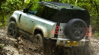 2021 Land Rover Defender 90 – Awesome Offroad Driving [upl. by Care]