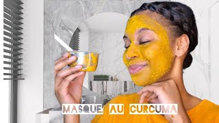 MASQUE CURCUMA  ÉCLAIRCISSANT ANTITACHES [upl. by Marlette502]