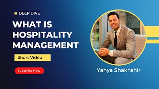 WHAT IS HOSPITALITY MANAGEMENT Short video highlighting the important areas in a hotel [upl. by Idurt603]