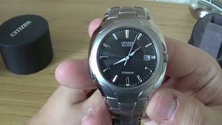 Citizen EcoDrive Titanium BM656054H Review and Unboxing [upl. by Neala]