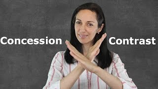 Linking Words of Contrast amp Concession  English Grammar Lesson [upl. by Cichocki311]