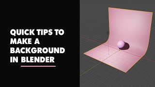 Create Backdrop in Blender smooth Background [upl. by Freedman111]