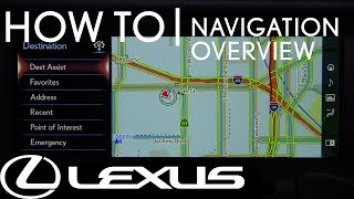 HowTo Use Navigation  Overview  Lexus [upl. by Amati410]