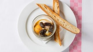 Oeufs cocotte aux morilles ficelle toastée par Francis Fauvel [upl. by Mairem]