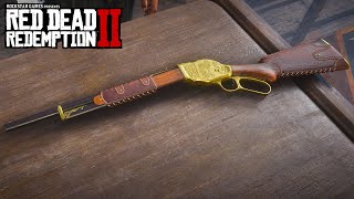 RED DEAD REDEMPTION 2  REPEATING SHOTGUN Weapons Customization amp Showcase [upl. by Jannery]