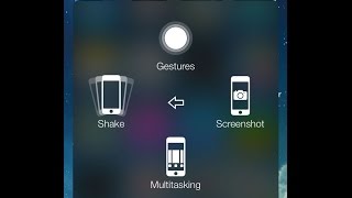 iPhone Assistive Touch Custom Gestures [upl. by Odie698]