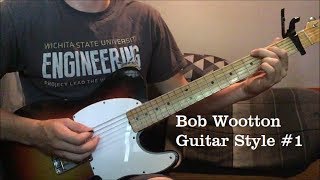 Bob Wootton Guitar Style  1 [upl. by Reywas702]