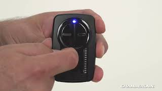 How to Program Chamberlains Universal Remote Control Model KLIK3U to a Garage Door Opener [upl. by Freeland828]