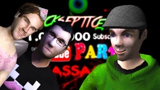 FAN MADE GAME  Jacksepticeye 1 Million Subscriber Youtube Party Massacre [upl. by Noguchi505]