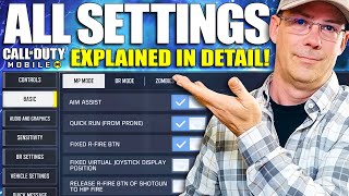 The ULTIMATE CODM Settings Guide 😍 COD Mobile Settings Explained [upl. by Uzial192]