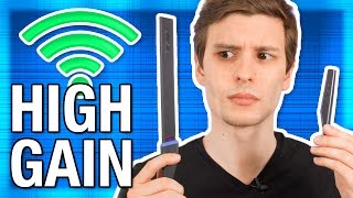 What Are quotHigh Gainquot Router Antennas Can They Increase WiFi Range [upl. by Daisie421]