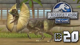 Dilophosaurus  Jurassic World  The Game  Ep 20 HD [upl. by Zeuqirdor]