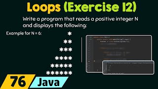 Loops in Java Exercise 12 [upl. by Adnohsek]