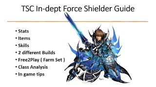 Cabal Mobile  Force Shielder Guide  Stats  Items  Skills  2 different Builds [upl. by Frydman775]