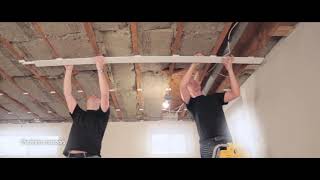 How to install a suspended ceiling  Embassy Ceiling installation video [upl. by Swenson691]