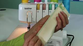 Brother 1034D Serger 8 Tensions [upl. by Donnell]