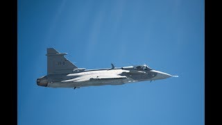 First flight success for Gripen E [upl. by Ayle948]