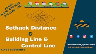 Setback Distance Building Line and Control Line [upl. by Gawain]