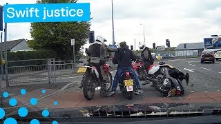 Police Intercept Moped Thieves in Manchester [upl. by Ahsaela]