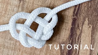 Macrame Heart Knot Tutorial How to Tie the Celtic Heart Knot [upl. by Oona281]