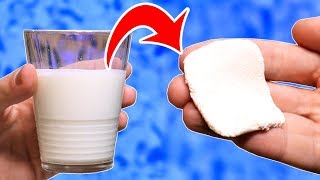 CÓMO HACER PLÁSTICO CASERO CON LECHE [upl. by Oiril]