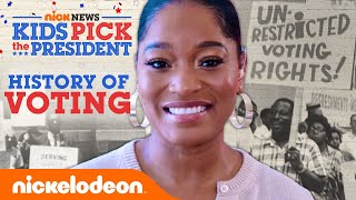 ✅ Keke Palmer Explains the History of Voting  Nick News Kids Pick the President [upl. by Caritta]