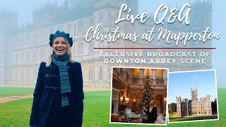 Christmas at Mapperton Live QampA plus Downton Abbey [upl. by Bikales]