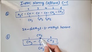 IUPAC Nomenclature Alkane class 11 easy explanation [upl. by Juley]