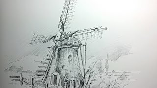 MOLEN tekenen voor beginners [upl. by Cissej]