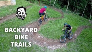 Backyard MTB Trails  Building amp Riding [upl. by Yllet]