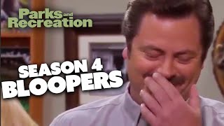 Season 4 BLOOPERS  Parks and Recreation  Comedy Bites [upl. by Kit329]