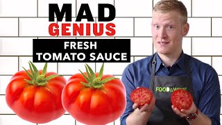 How to Make Fresh Tomato Sauce 3Ingredients  Food amp Wine [upl. by Leahcin]