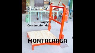 Diseño y construccíon de Montacarga [upl. by Banky]