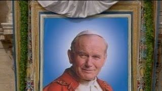 Former Pope John Paul II Bypasses Vatican Law Canonized as Saint [upl. by Yonita264]