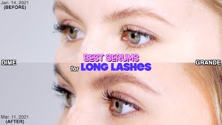 Testing BEST SERUMS For LONG LASHES [upl. by Fennessy]