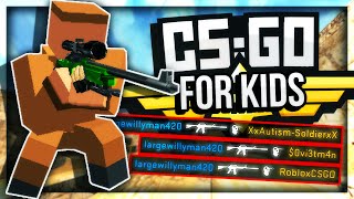 COUNTERSTRIKE KIDS EDITION KRUNKER CSGO [upl. by Ilojne983]