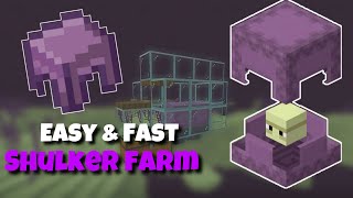 EASIEST amp BEST SHULKER FARM For Minecraft Bedrock 121 [upl. by Netsirhc881]