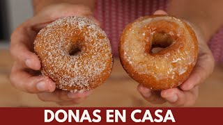 Rosquillas Donas Caseras sin Levadura  Katastrofa La Cocina [upl. by Joashus]