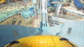 Master Blaster water coaster onride HD POV Schlitterbahn New Braunfels Texas [upl. by Galligan]