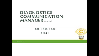 Diagnostic Communication Manager  DCM  AUTOSAR  UDS  ISO14229  AUTOMOTIVE [upl. by Nibot332]