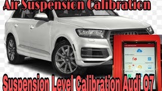 How to calibration Audi Q7 Air Suspension Adaptive [upl. by Yllah]