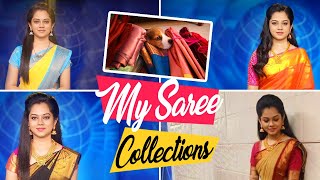 My Saree Collection  Cherrys Interruption  Anithasampath Vlogs [upl. by Panta]