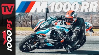 BMW M 1000 RR Test auf Rennstrecke und Landstraße [upl. by Kevina961]