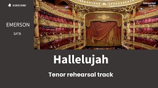 Hallelujah Leonard Cohen Roger Emerson SATB Tenor rehearsal track [upl. by Dlnaod]