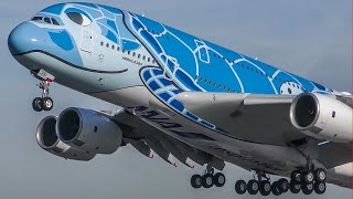 60 MINUTES PURE AVIATION  AIRBUS A380 BOEING 747 AIRPLANE compilation  4K [upl. by Romeon]