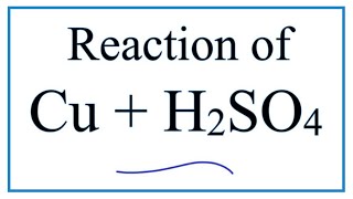 Cu  H2SO4 Copper  Sulfuric acid [upl. by Shaylyn625]