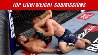 Top 10 Lightweight Submissions in UFC History [upl. by Darmit]